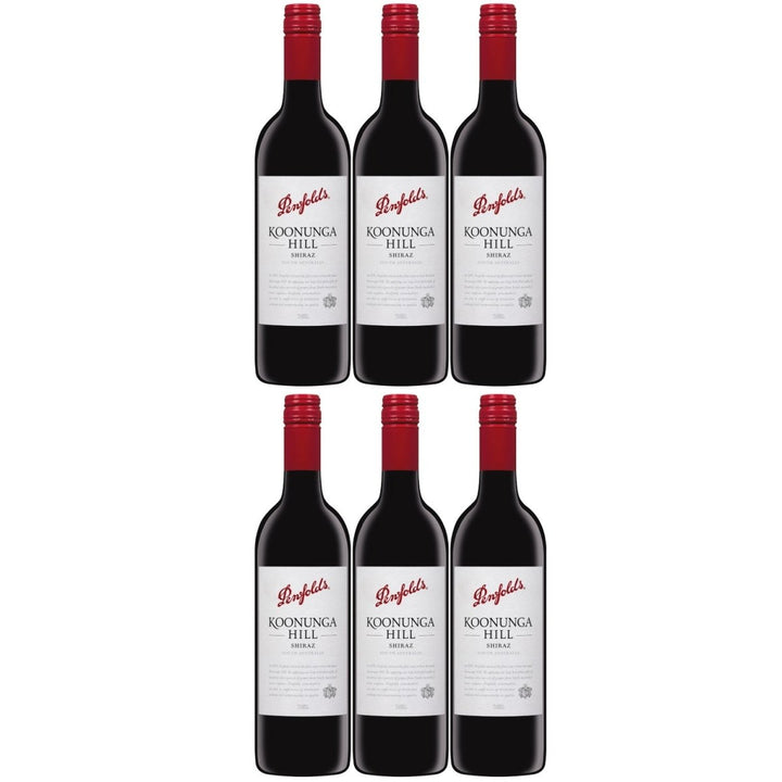 Penfolds Koonunga Hill Shiraz Rotwein Wein Trocken Australien (6 x 0.75l) - Versanel -