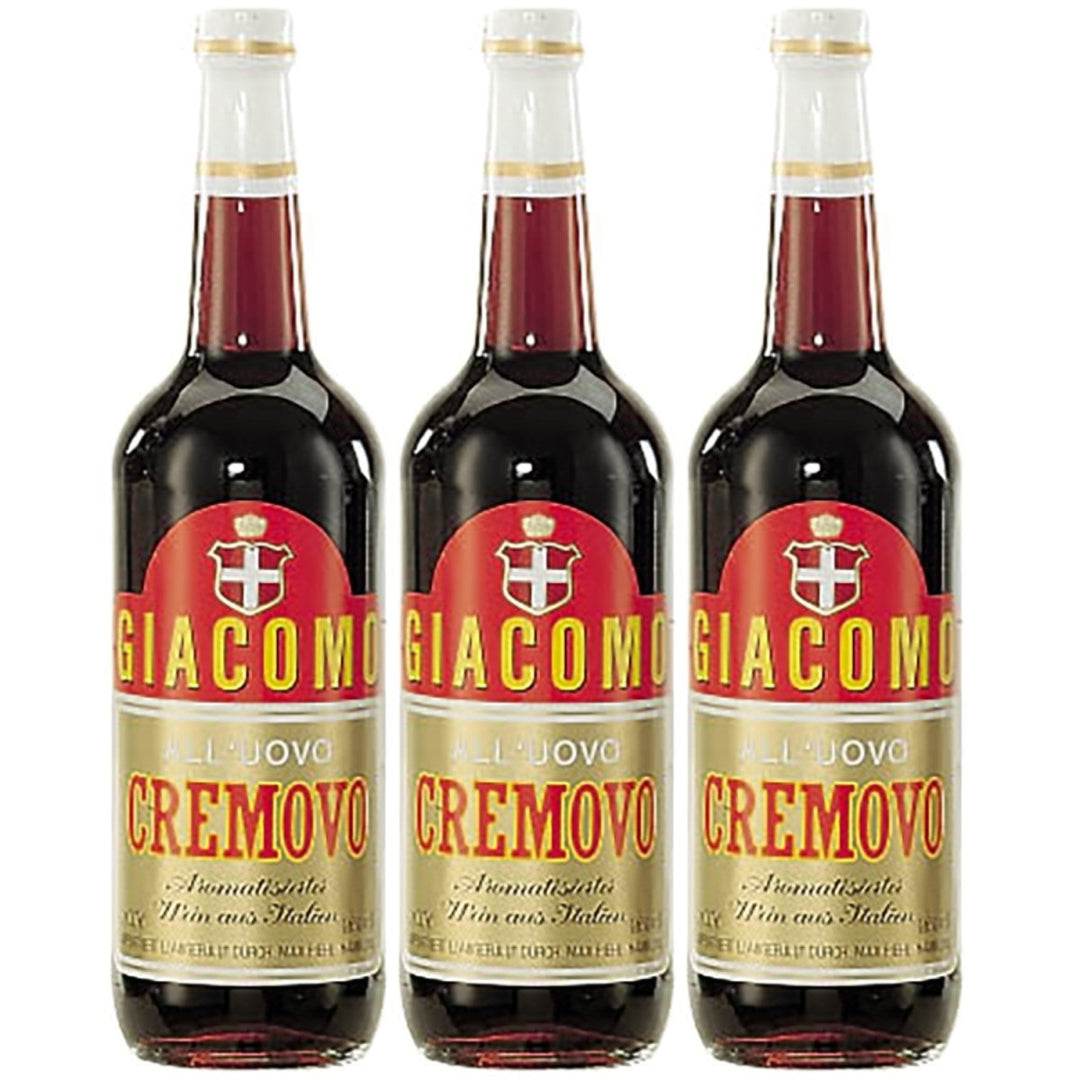 Perlino Marsala Cremovo Giacomo Weißwein Wein süß Italien I Visando Paket (3 x 0,75l) - Versanel -