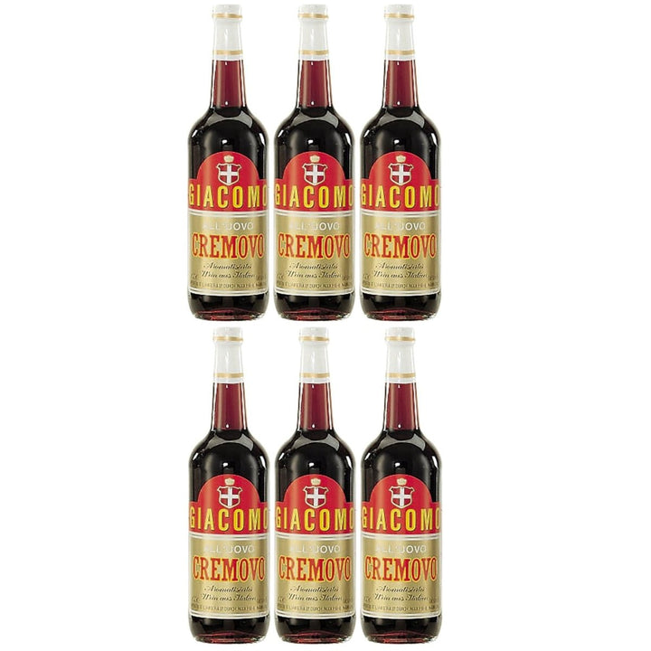 Perlino Marsala Cremovo Giacomo Weißwein Wein süß Italien I Visando Paket (6 x 0,75l) - Versanel -