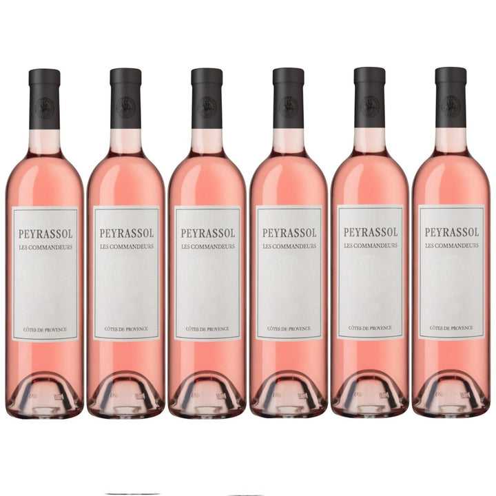 Peyrassol Les Commandeurs Roséwein Wein trocken Bio vegan Frankreich ( 6 x 0,75 l) - Versanel -