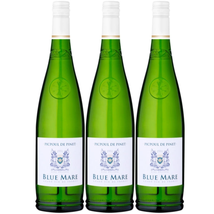 Picpoul de Pinet Weißwein französischer Wein trocken AOP Frankreich (3 x 0.75l) - Versanel -