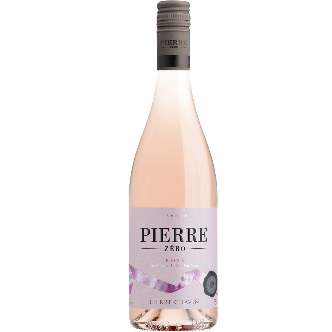 Pierre Chavin Pierre Zéro Rosé Roséwein alkoholfrei Wein trocken Frankreich (12 Flaschen) - Versanel -