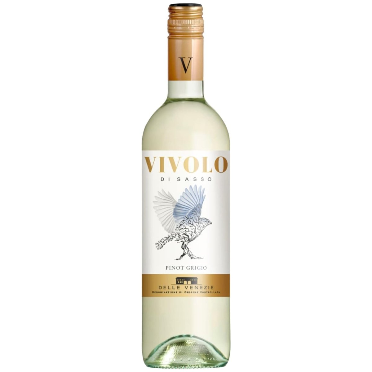 Pinot Grigio Vivolo di Sasso delle Venezie DOC Weißwein Wein trocken Italien (3 x 0,75l) - Versanel -