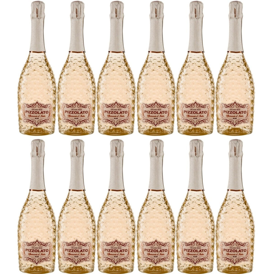 Pizzolato Rosé Spumante Extra Dry M-USE Schaumwein Italien (12 x 0.75l) - Versanel -