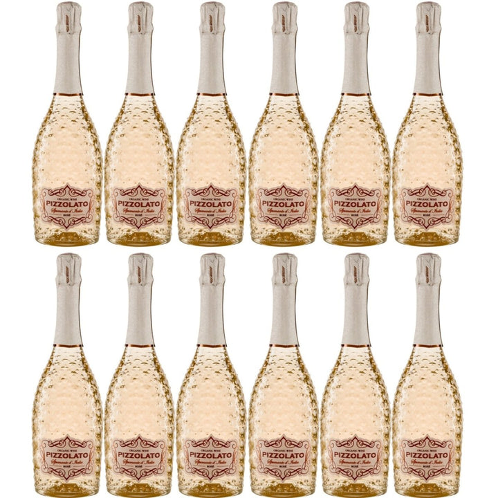 Pizzolato Rosé Spumante Extra Dry M-USE Schaumwein Italien (12 x 0.75l) - Versanel -