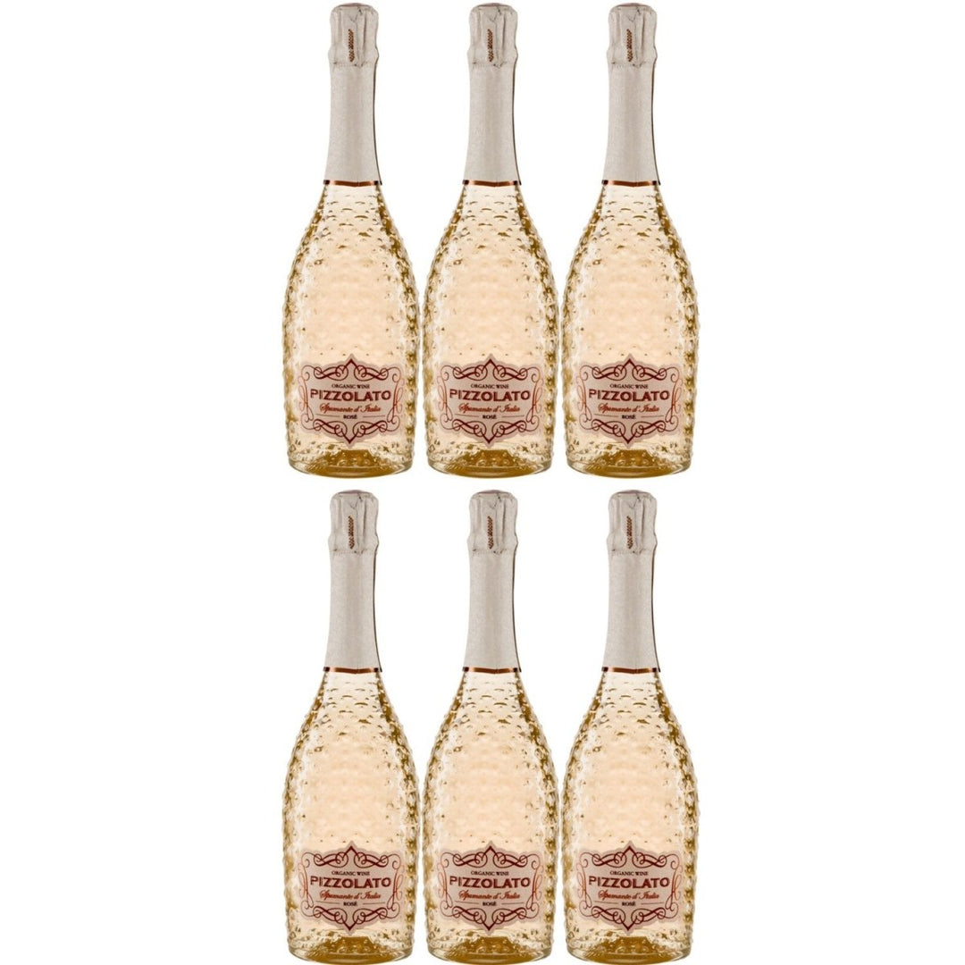 Pizzolato Rosé Spumante Extra Dry M-USE Schaumwein Italien (6 x 0.75l) - Versanel -