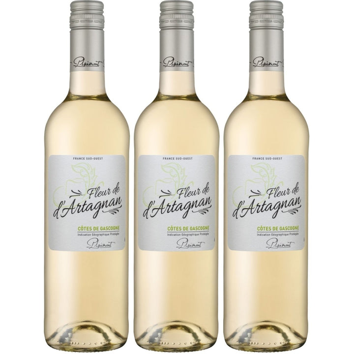 Plaimont Fleur de d'Artagnan Blanc Weißwein Wein trocken Frankreich (3 x 0,75l) - Versanel -
