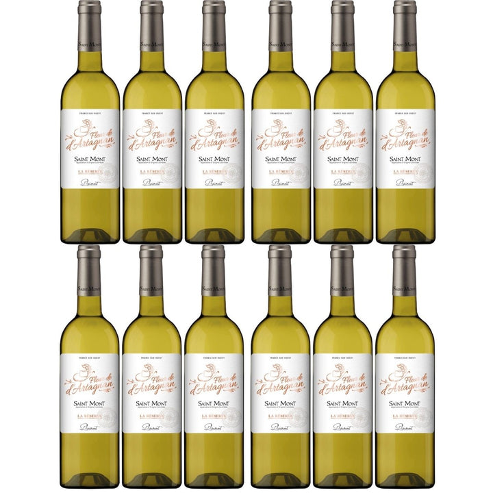 Plaimont Fleur de d'Artagnan Saint Mont Blanc La Réserve Weißwein Wein trocken Frankreich (12 Flaschen) - Versanel -