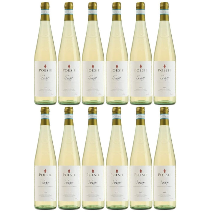 Poesie Soave DOC Weißwein Wein trocken Italien (12 x 0,75l) - Versanel -