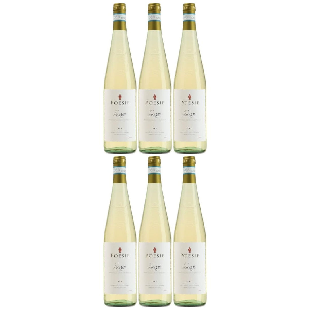 Poesie Soave DOC Weißwein Wein trocken Italien (6 x 0,75l) - Versanel -