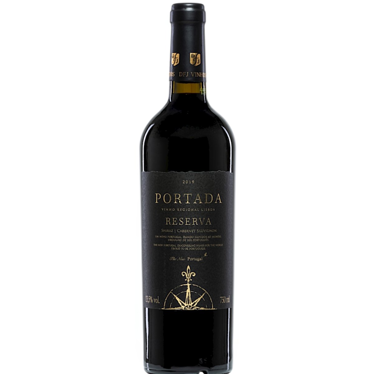 Portada Reserva Shiraz Cabernet Sauvignon DFJ Vinhos Rotwein Wein trocken Portugal (6 Flaschen) - Versanel -
