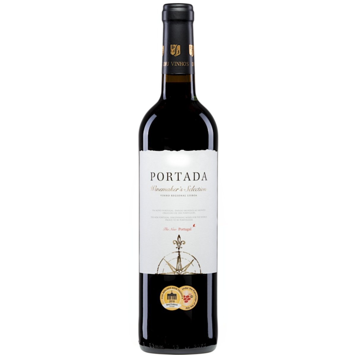 Portada Winemaker's Selection DFJ Vinhos Rotwein Wein halbtrocken Portugal (3 x 0,75l) - Versanel -