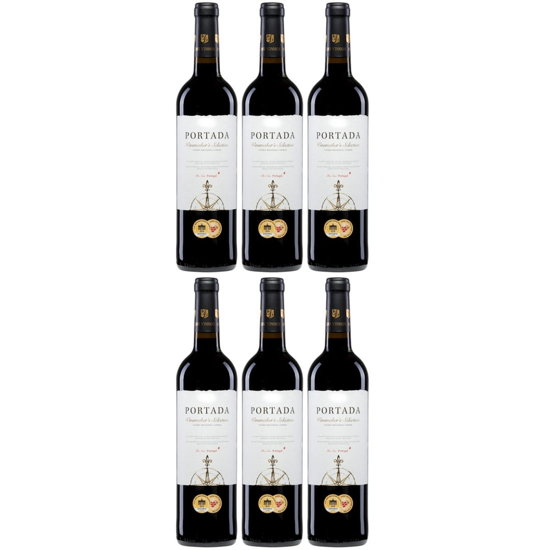 Portada Winemaker's Selection DFJ Vinhos Rotwein Wein halbtrocken Portugal (6 x 0,75l) - Versanel -