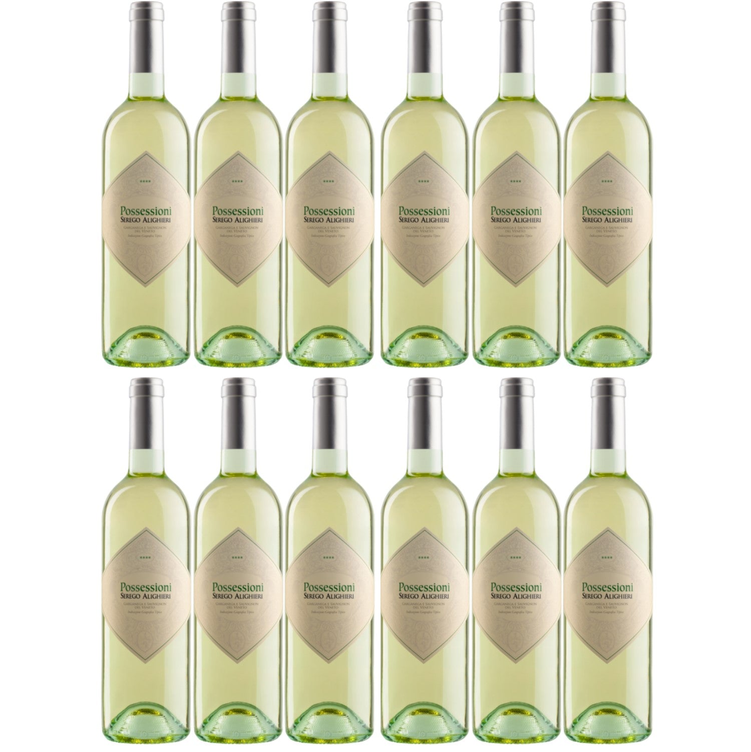 Possessioni Bianco Bianco del Veneto Weißwein italienischer Wein trocken IGT Italien (12 x 0.75l) - Versanel -