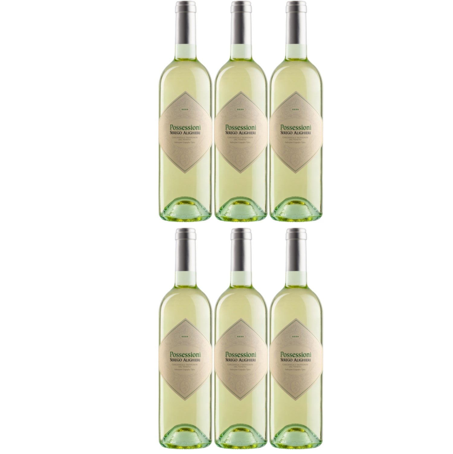 Possessioni Bianco Bianco del Veneto Weißwein italienischer Wein trocken IGT Italien (6 x 0.75l) - Versanel -