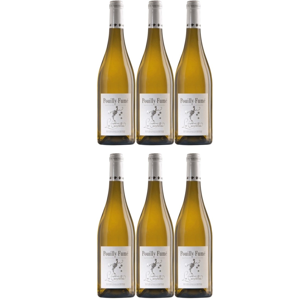 Pouilly Fumé AOC Les Cascadelles Weißwein Wein trocken Frankreich (6 x 0,75l) - Versanel -