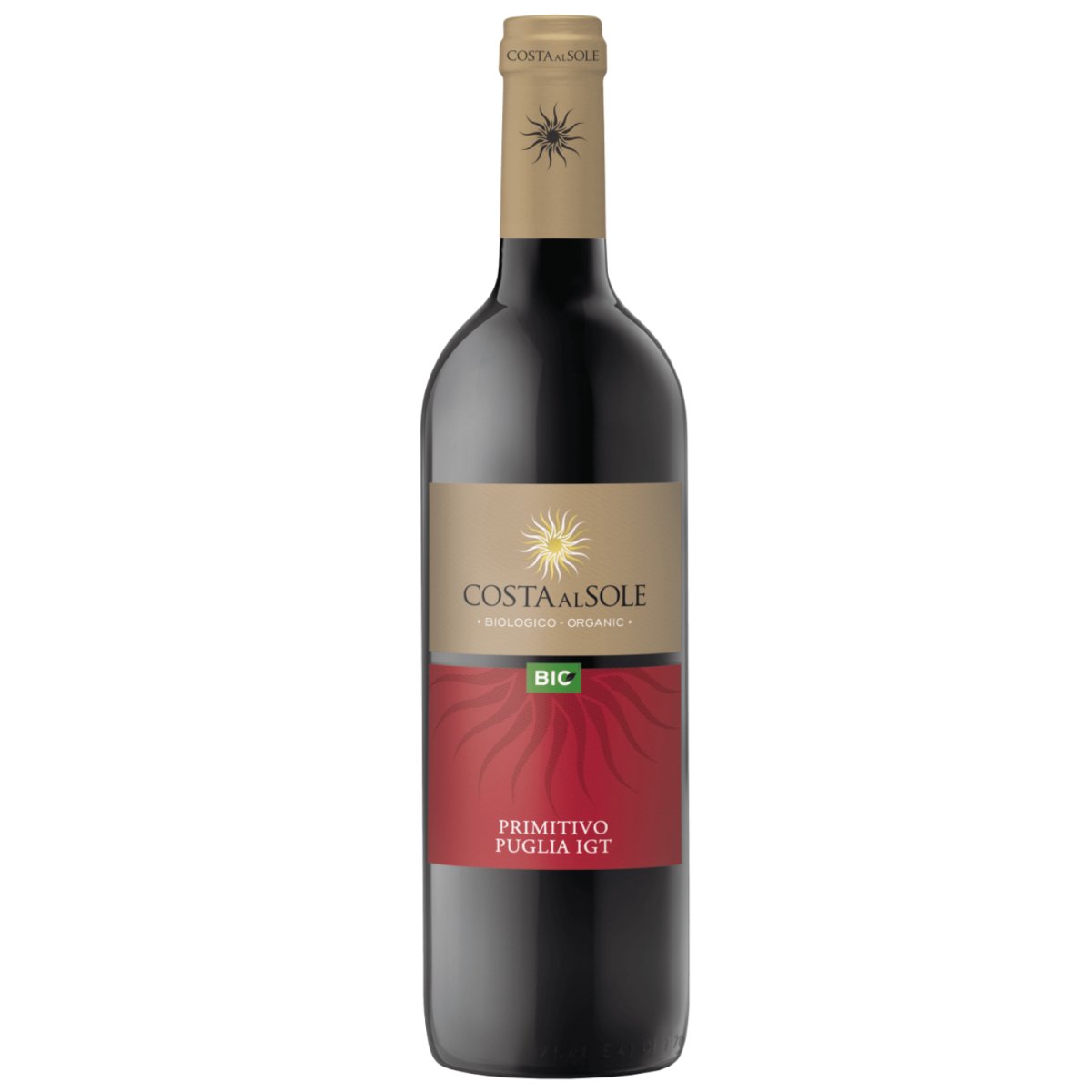 Primitivo IGT Costa al Sole Rotwein Wein trocken Italien (6 x 0,75l) - Versanel -