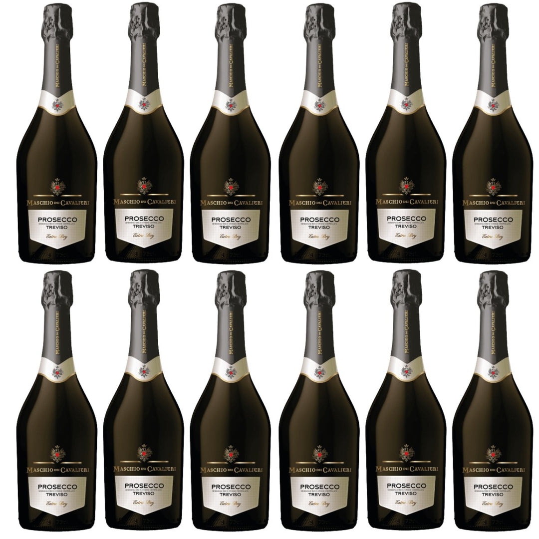 Prosecco Maschio dei Cavalieri Treviso DOC Spumante Extra Dry Italien (12 x 0,75l) - Versanel -