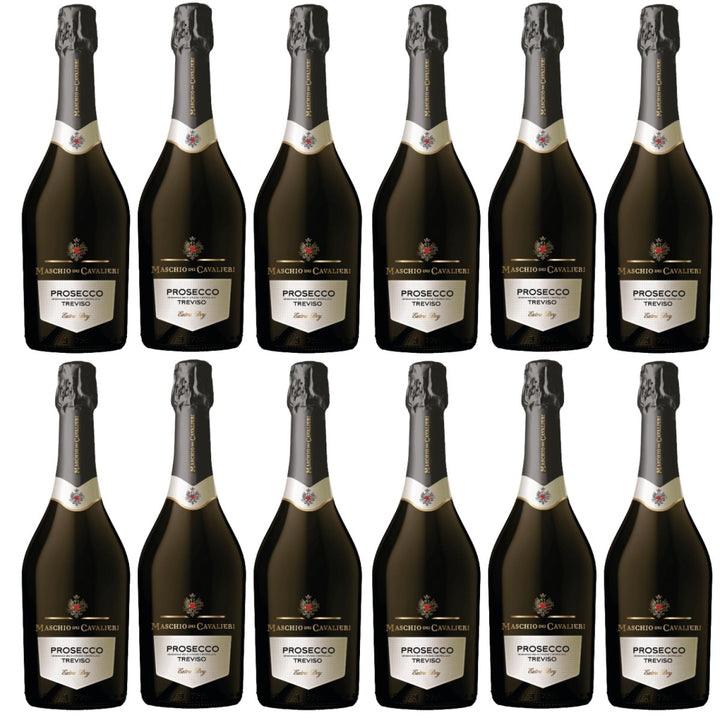 Prosecco Maschio dei Cavalieri Treviso DOC Spumante Extra Dry Italien (12 x 0,75l) - Versanel -