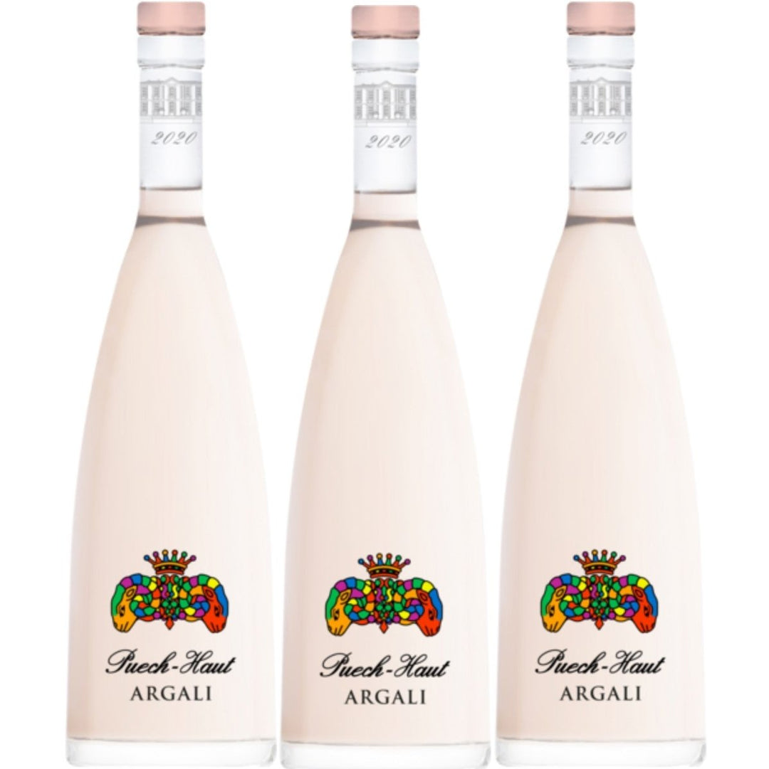 Puech-Haut Argali Rosé Pays d'Oc IGP Languedoc Rosewein trocken Frankreich (3 x 0.75l) - Versanel -