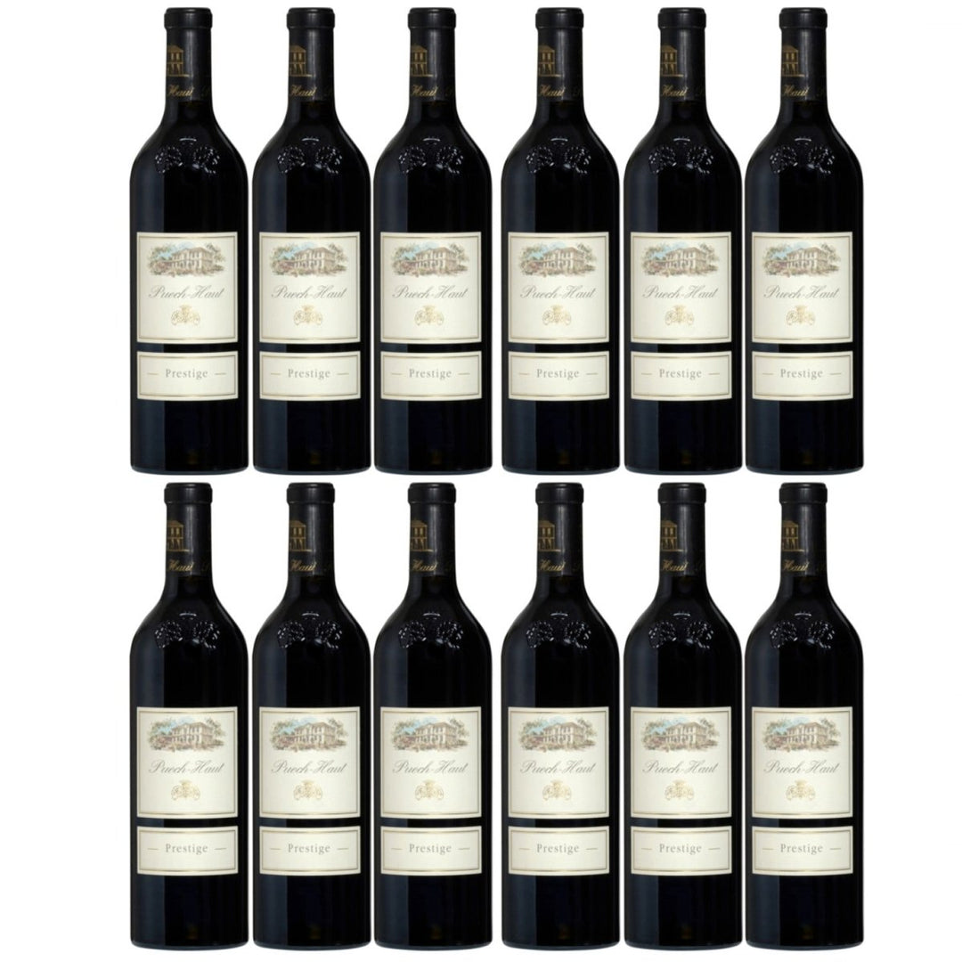Puech-Haut Prestige Rouge Languedoc AOP Rotwein Wein trocken Frankreich (12 x 0.75l) - Versanel -