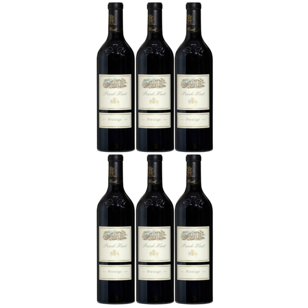 Puech-Haut Prestige Rouge Languedoc AOP Rotwein Wein trocken Frankreich (6 x 0.75l) - Versanel -