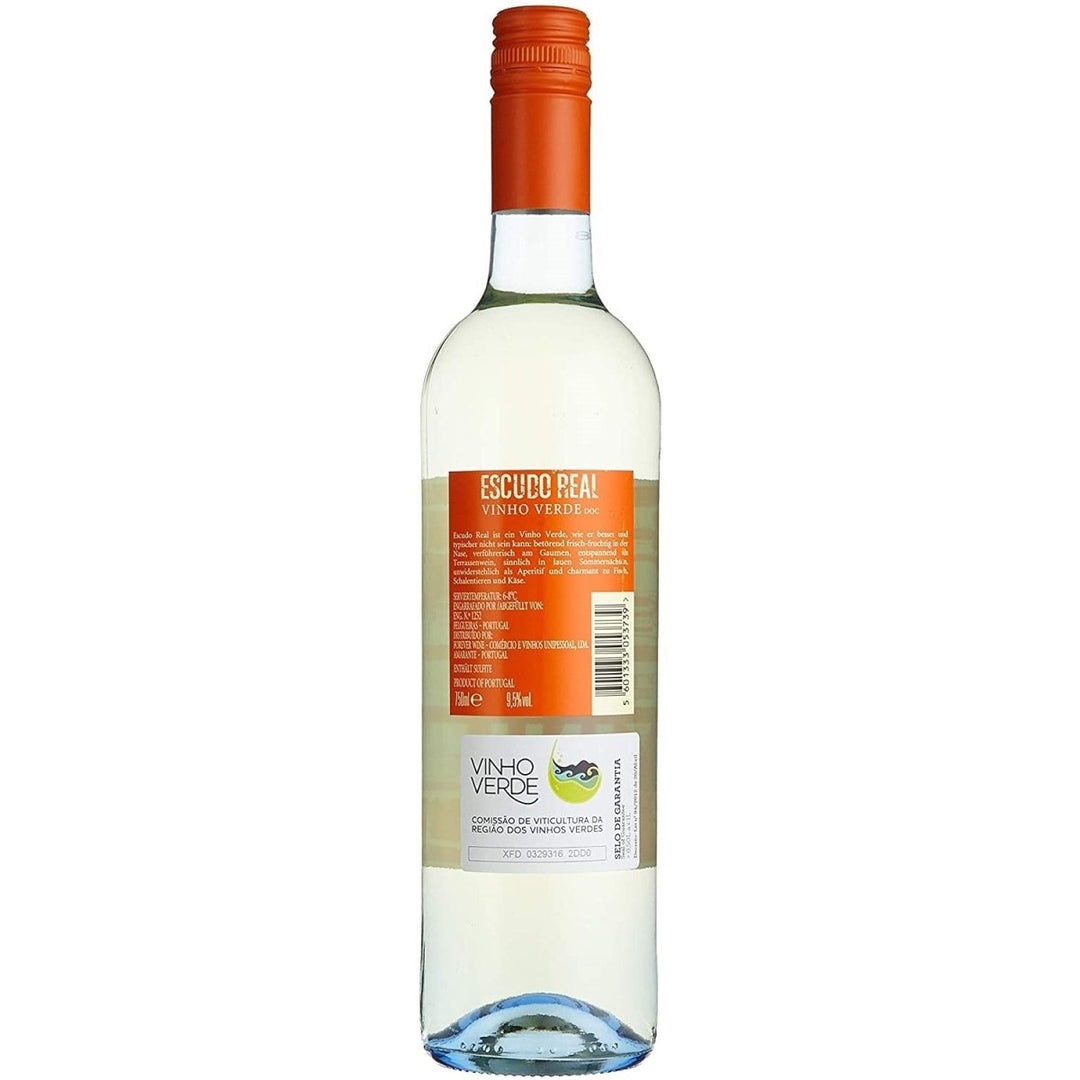 Quinta da Lixa Vinho Verde Escudo Real Weißwein Wein halbtrocken Portugal (1 x 0.75l) - Versanel -
