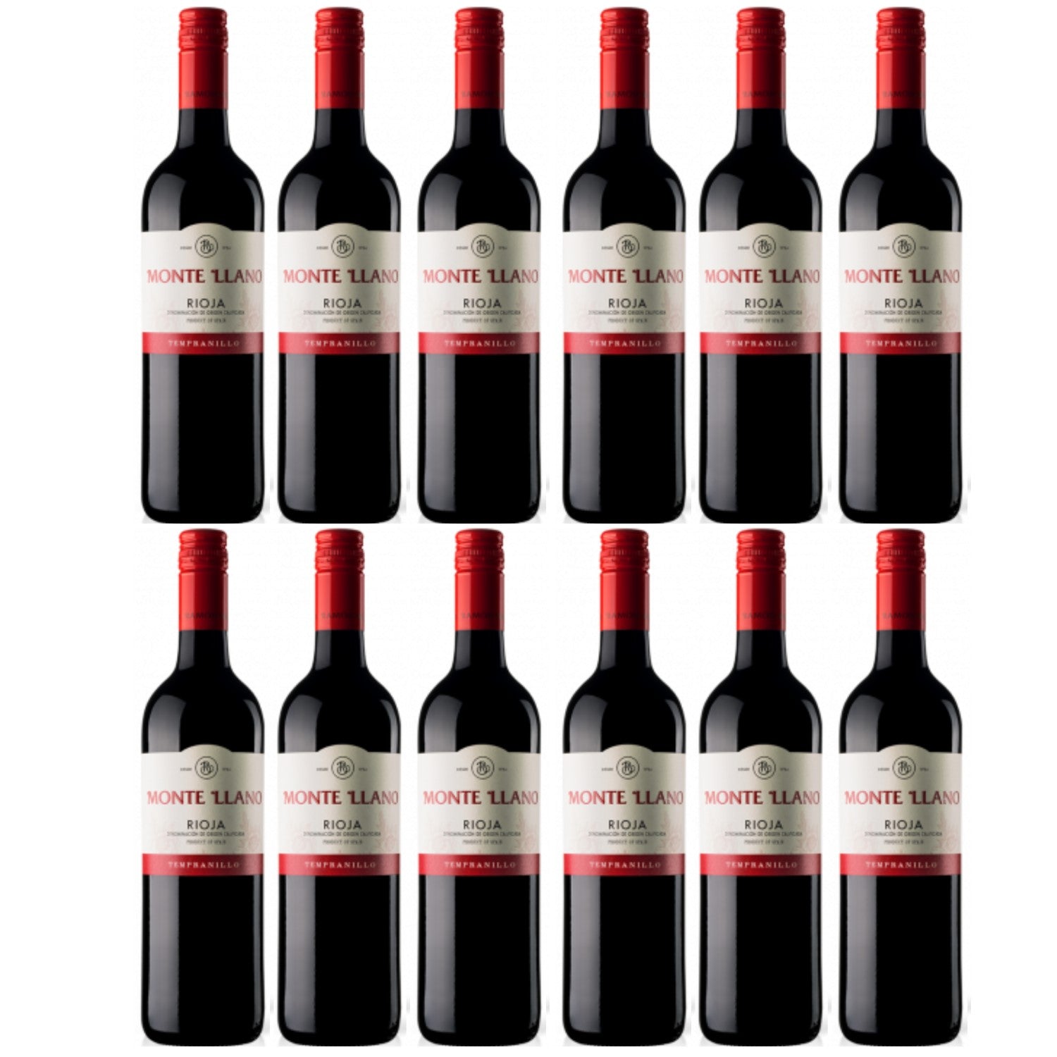 Ramon Bilbao Monte Llano Tempranillo Rotwein Wein trocken Spanien (12 x 0.75l) - Versanel -