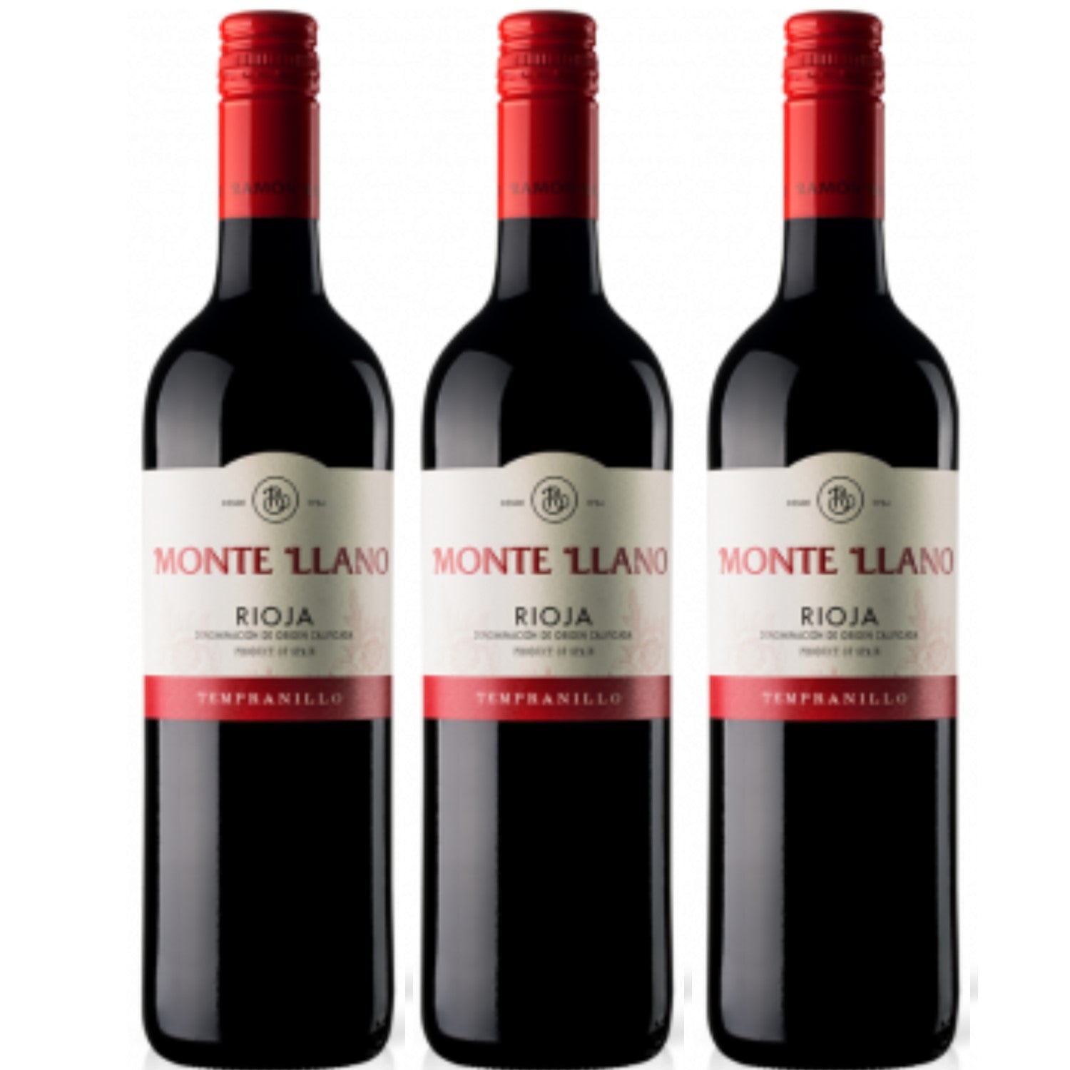 Ramon Bilbao Monte Llano Tempranillo Rotwein Wein trocken Spanien (3 x 0.75l) - Versanel -