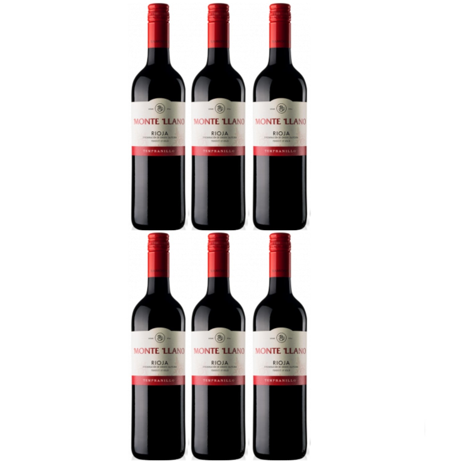 Ramon Bilbao Monte Llano Tempranillo Rotwein Wein trocken Spanien (6 x 0.75l) - Versanel -