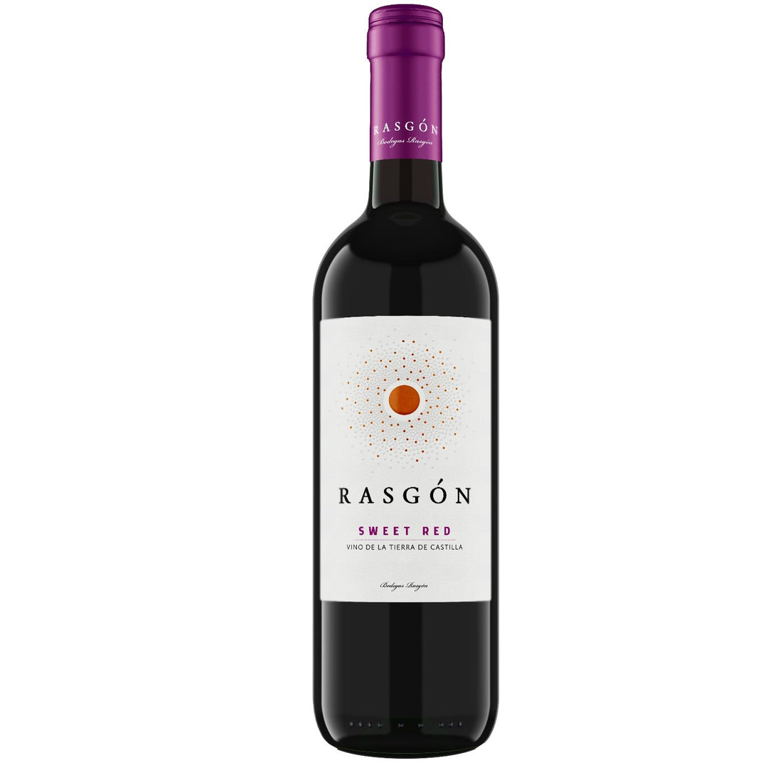 Rasgón Sweet Red Tempranillo Rotwein Wein süß Spanien (12 x 0.75l) - Versanel -