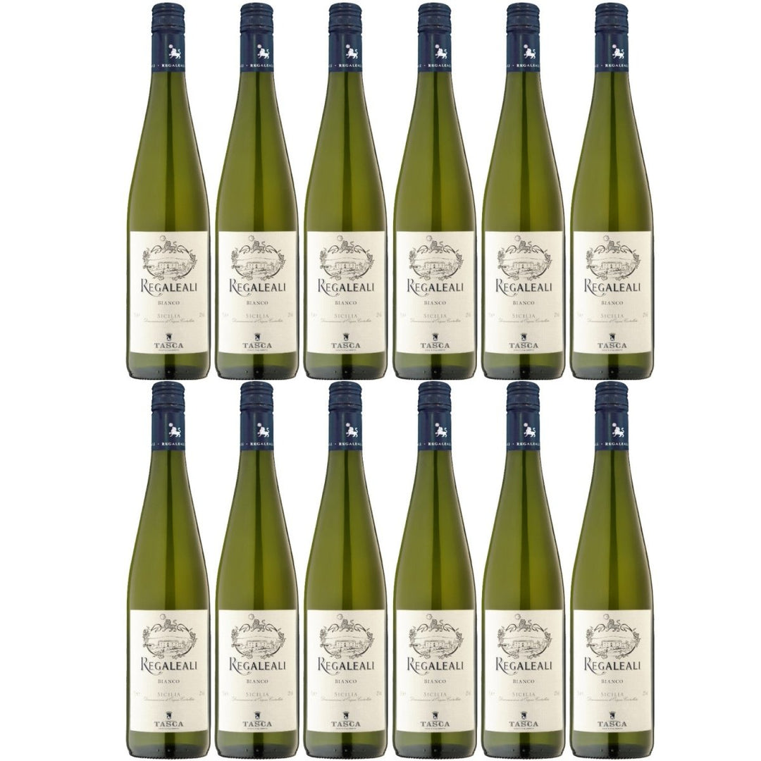 Regaleali Bianco Tasca d'Almerita DOC Weißwein Wein trocken Italien (12 x 0,75l) - Versanel -