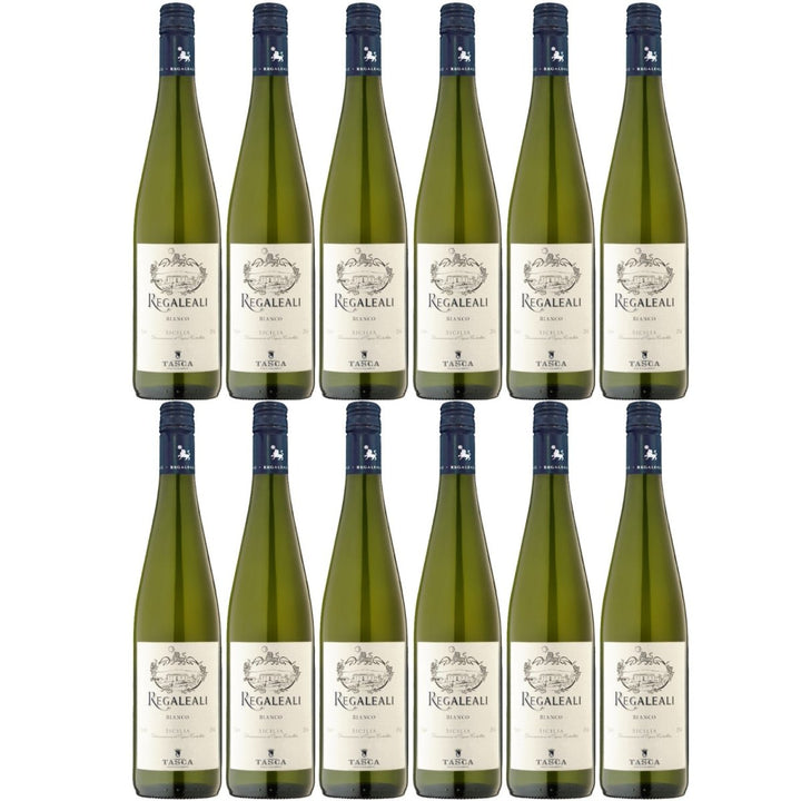 Regaleali Bianco Tasca d'Almerita DOC Weißwein Wein trocken Italien (12 x 0,75l) - Versanel -