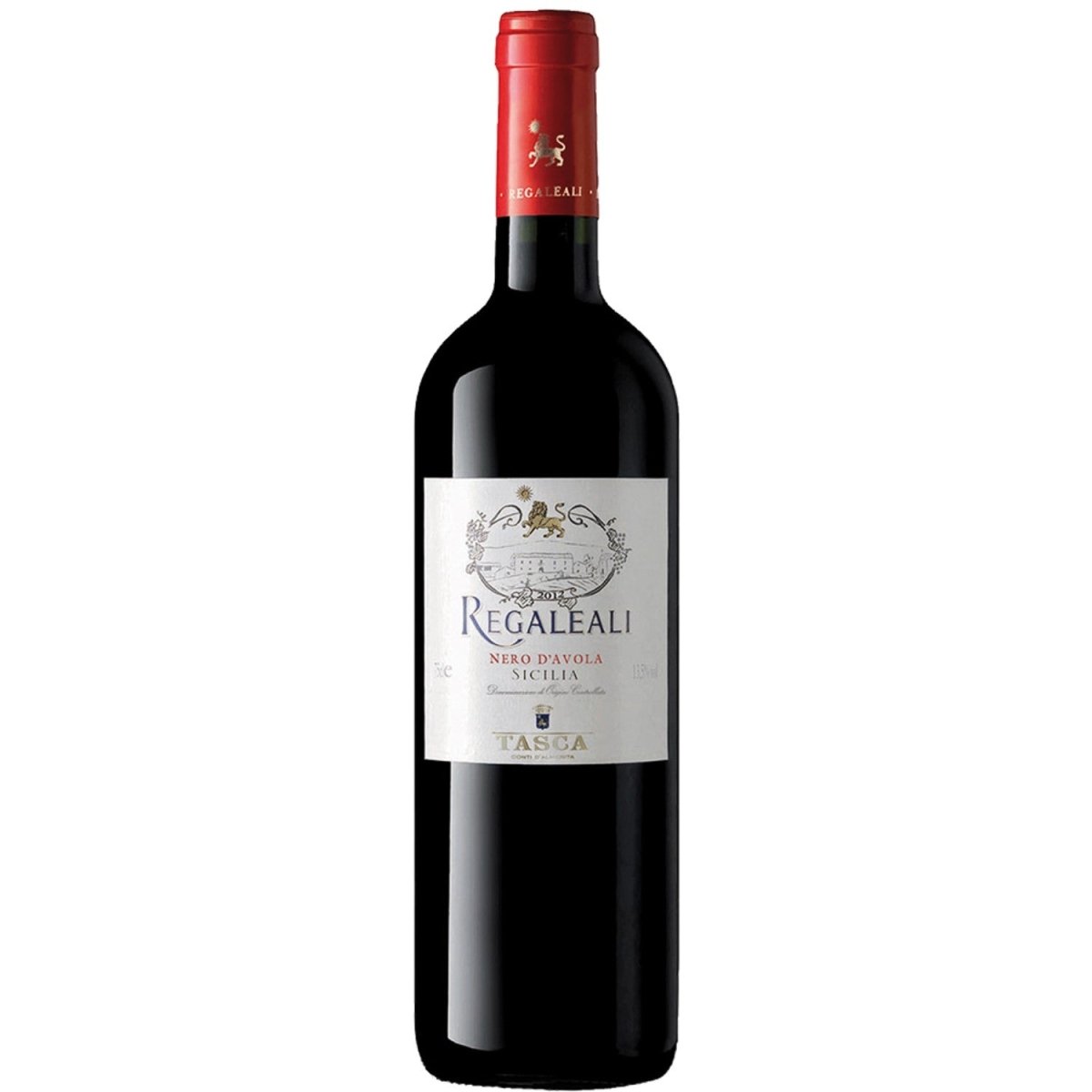 Regaleali Nero d'Avola Tasca d'Almerita DOC Rotwein Wein trocken Italien (6 x 0,75l) - Versanel -