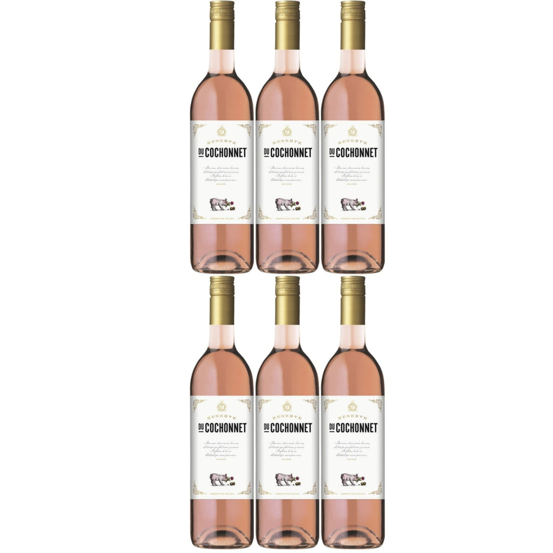 Réserve du Cochonnet Rosé Pays d' Oc Roséwein veganer Wein trocken IGP Frankreich (6 x 0.75l) - Versanel -