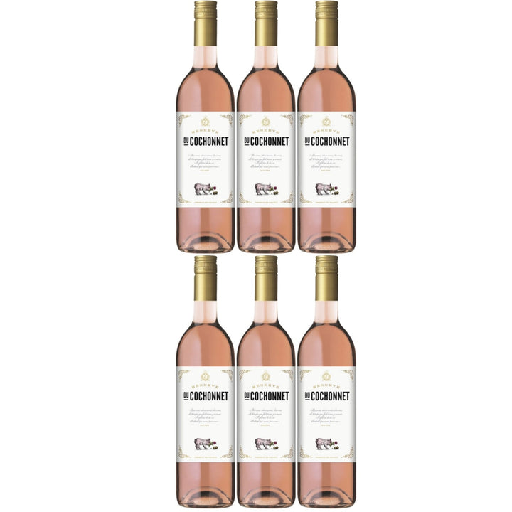 Réserve du Cochonnet Rosé Pays d' Oc Roséwein veganer Wein trocken IGP Frankreich (6 x 0.75l) - Versanel -