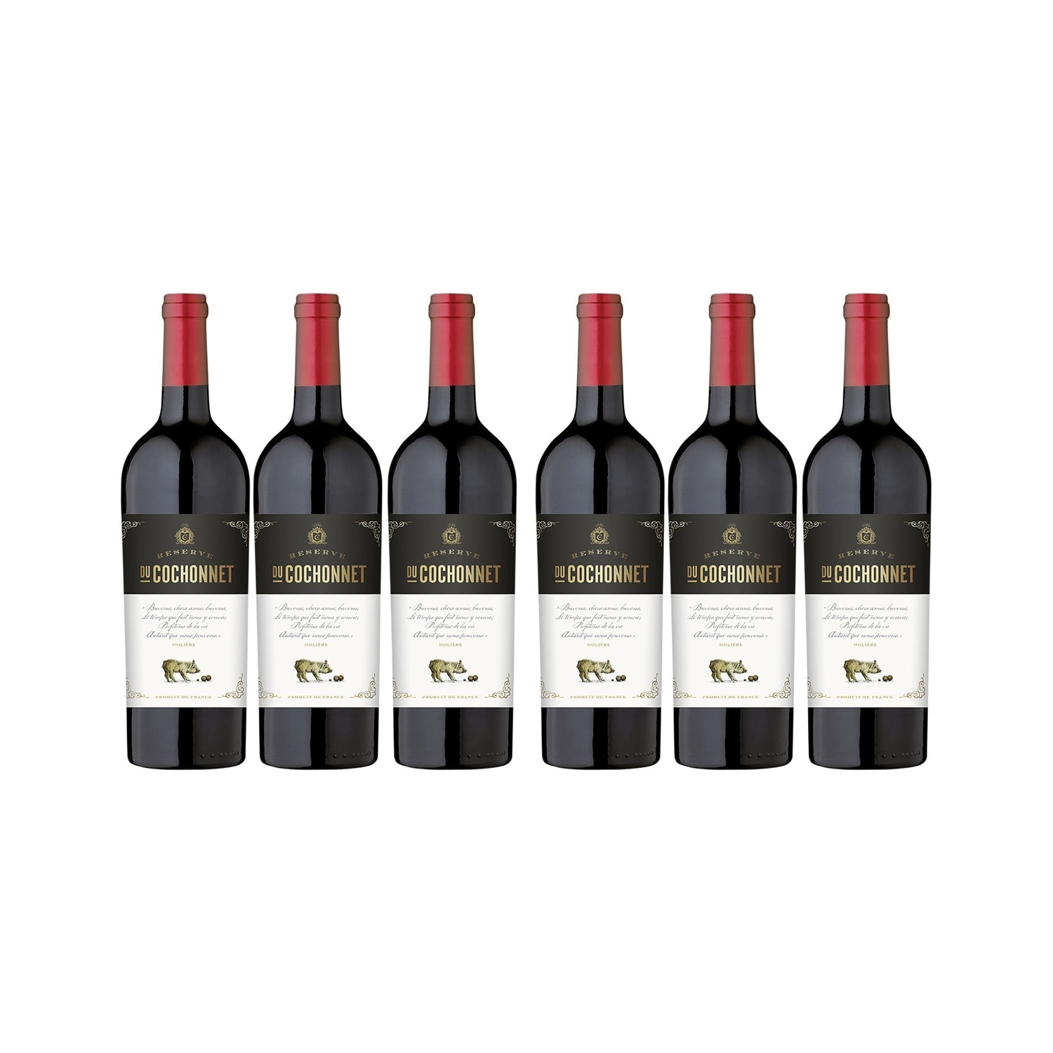 Réserve du Cochonnet Rouge Pays d' Oc Rotwein Wein trocken IGP Frankreich (6 x 0.75l) - Versanel -