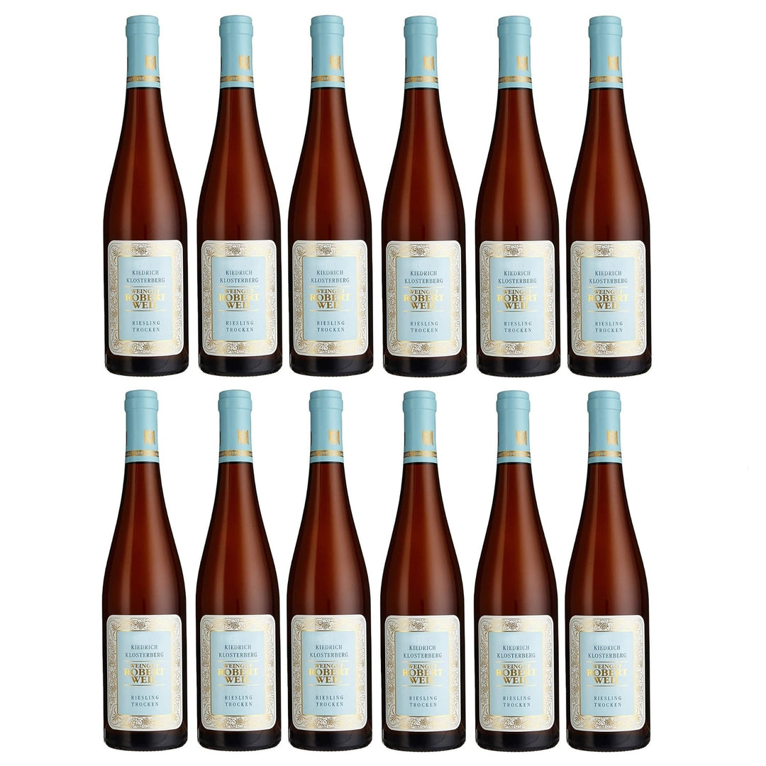 Robert Weil Kiedrich Klosterberg Riesling trocken VDP Weißwein Wein trocken Deutschland (12 x 0.75l) - Versanel -