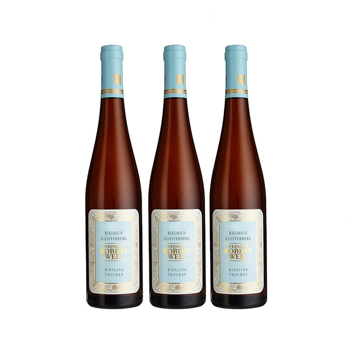 Robert Weil Kiedrich Klosterberg Riesling trocken VDP Weißwein Wein trocken Deutschland (3 x 0.75l) - Versanel -