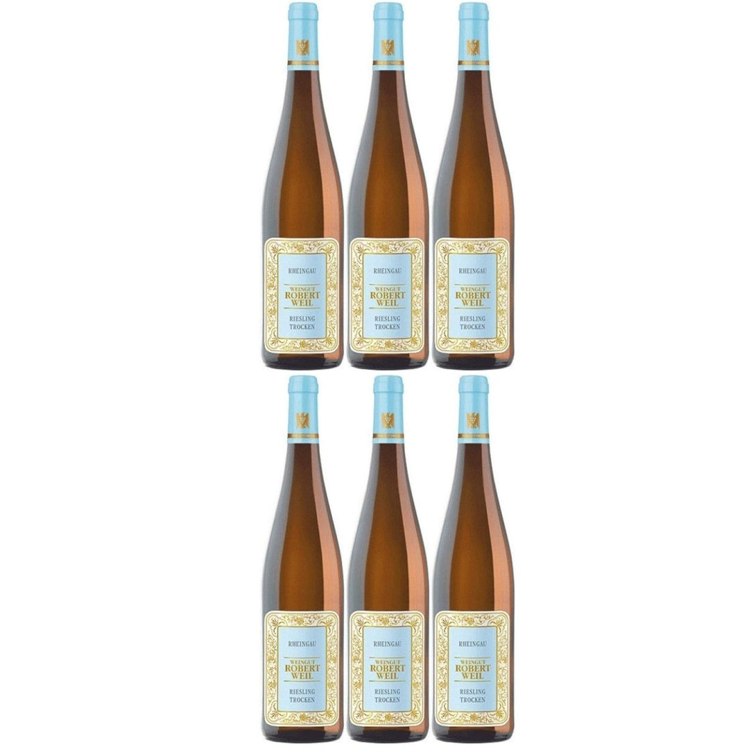 Robert Weil Rheingau Riesling Weißwein Wein QbA trocken (6 x 0.75l) - Versanel -