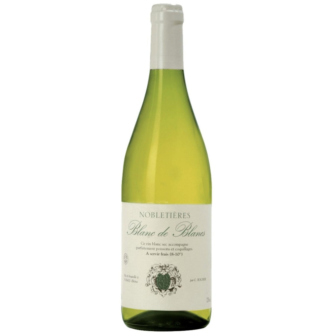 Rocher Blanc de Blancs Nobletières Vin de France Weißwein Wein trocken Frankreich (6 x 0,75l) - Versanel -