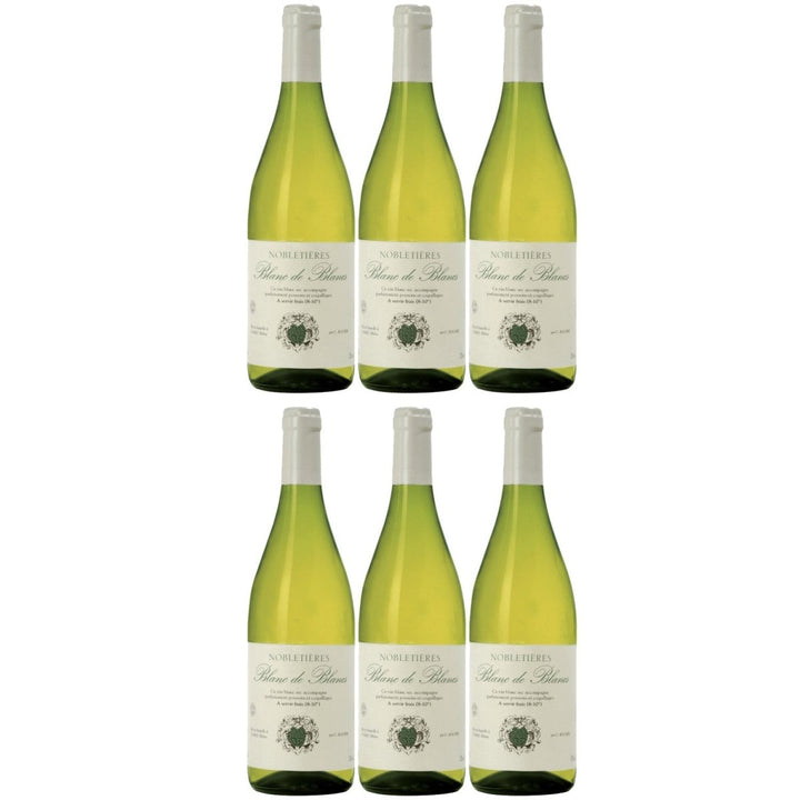 Rocher Blanc de Blancs Nobletières Vin de France Weißwein Wein trocken Frankreich (6 x 0,75l) - Versanel -