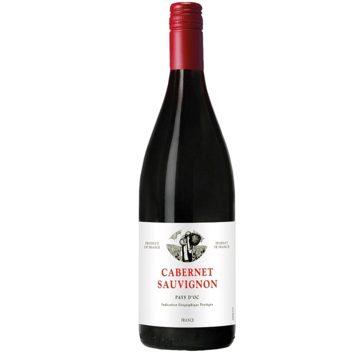 Rocher Cabernet Sauvignon Rotwein Wein trocken Frankreich (3 x 1,0l) - Versanel -