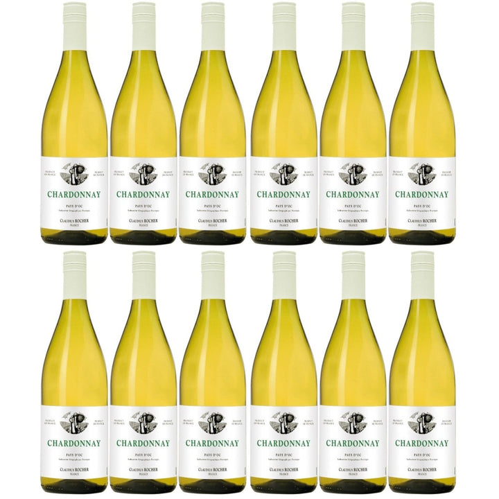 Rocher Chardonnay Weißwein Wein trocken Frankreich (12 x 1,0l) - Versanel -