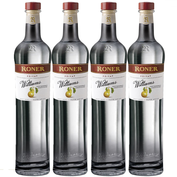 Roner Williams Privat Williamsbirnenbrand Obstbrand Italien (4 x 0.5l) - Versanel -