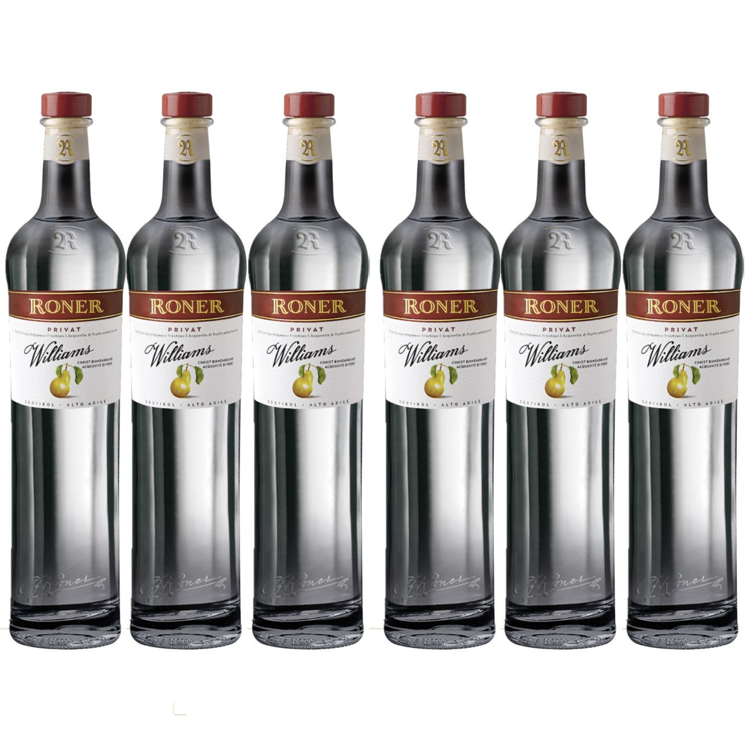 Roner Williams Privat Williamsbirnenbrand Obstbrand Italien(6 x 0.5l) - Versanel -