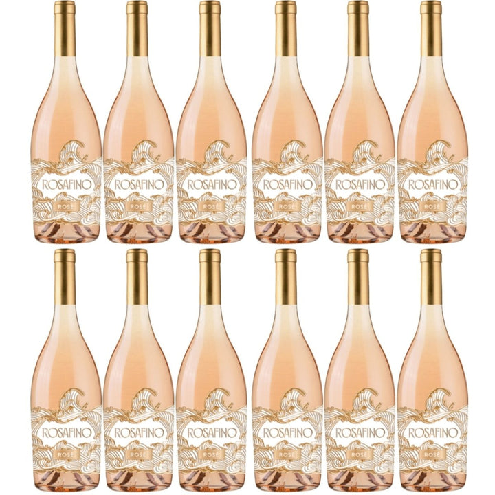 Rosafino Rosé Vino d'Italia Roséwein Wein Trocken (12 x 0,75l) - Versanel -