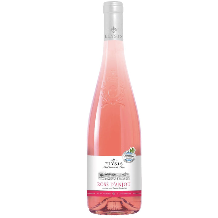 Rose d'Anjou AOC demi-sec Elysis Roséwein Wein halbtrocken Frankreich I Visando Paket (3 x 0,75l) - Versanel -