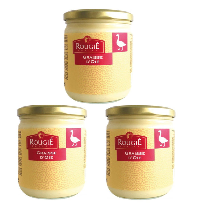 Rougié | Rougie Gänsefett Gänseschmalz (3 x 320 g) - Versanel -
