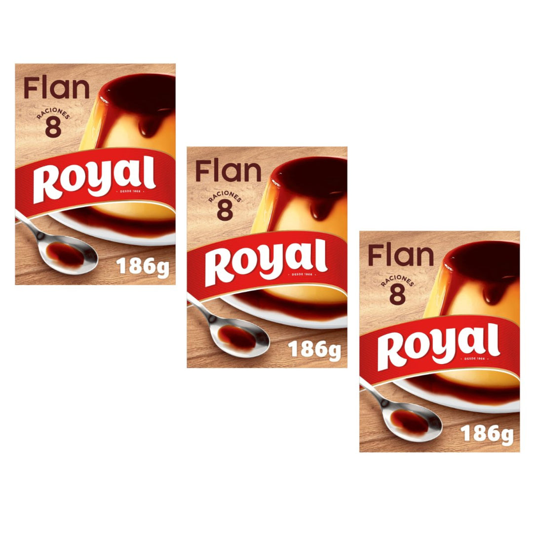 Royal Zubereitung für Flan (3 x 186 g) - Versanel -